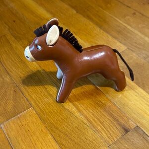 Source Unknown Brown Donkey Stuffed Animal